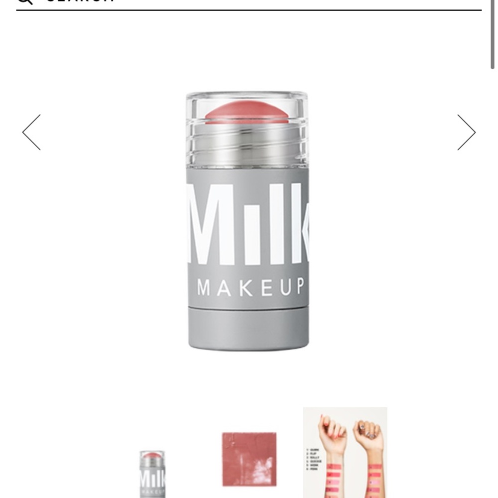 milk lip + cheek stick in shade werk (dusty rose)